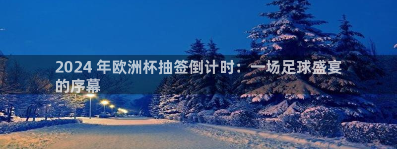 怎么买欧洲杯|2024 年欧洲杯抽签倒计时：一场足球盛宴
的序幕