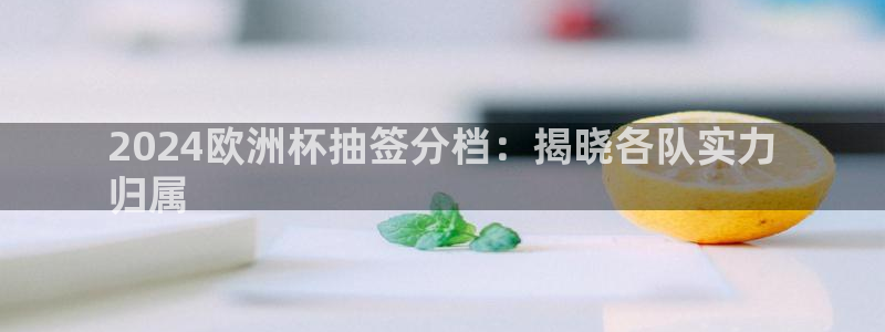 欧洲杯靠谱买球平台|2024欧洲杯抽签分档：揭晓各队实力
归属
